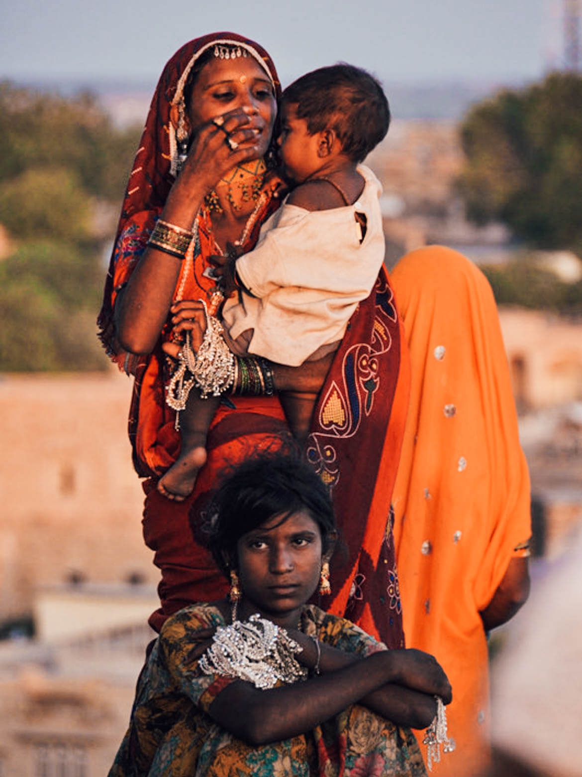 Abitanti di Jaisalmer in Rajasthan