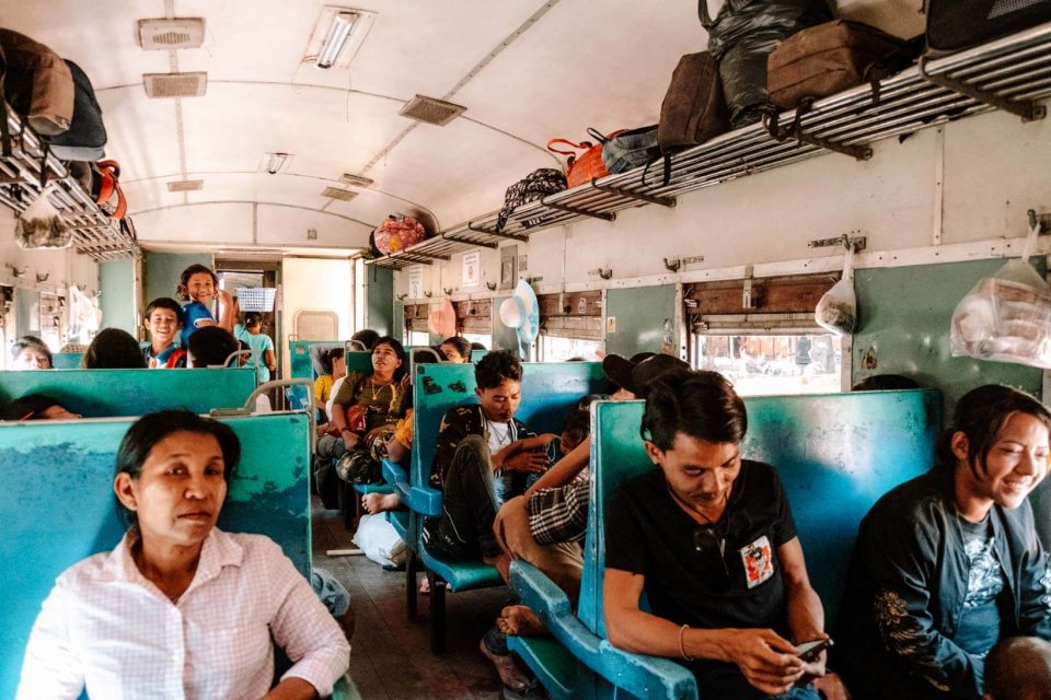 Come spostarsi in Birmania fai da te in treno