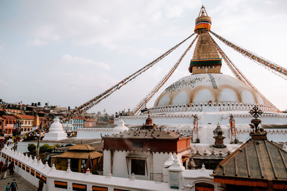 Viaggio gruppo nepal kathmandu chitwan estate bouda stupa
